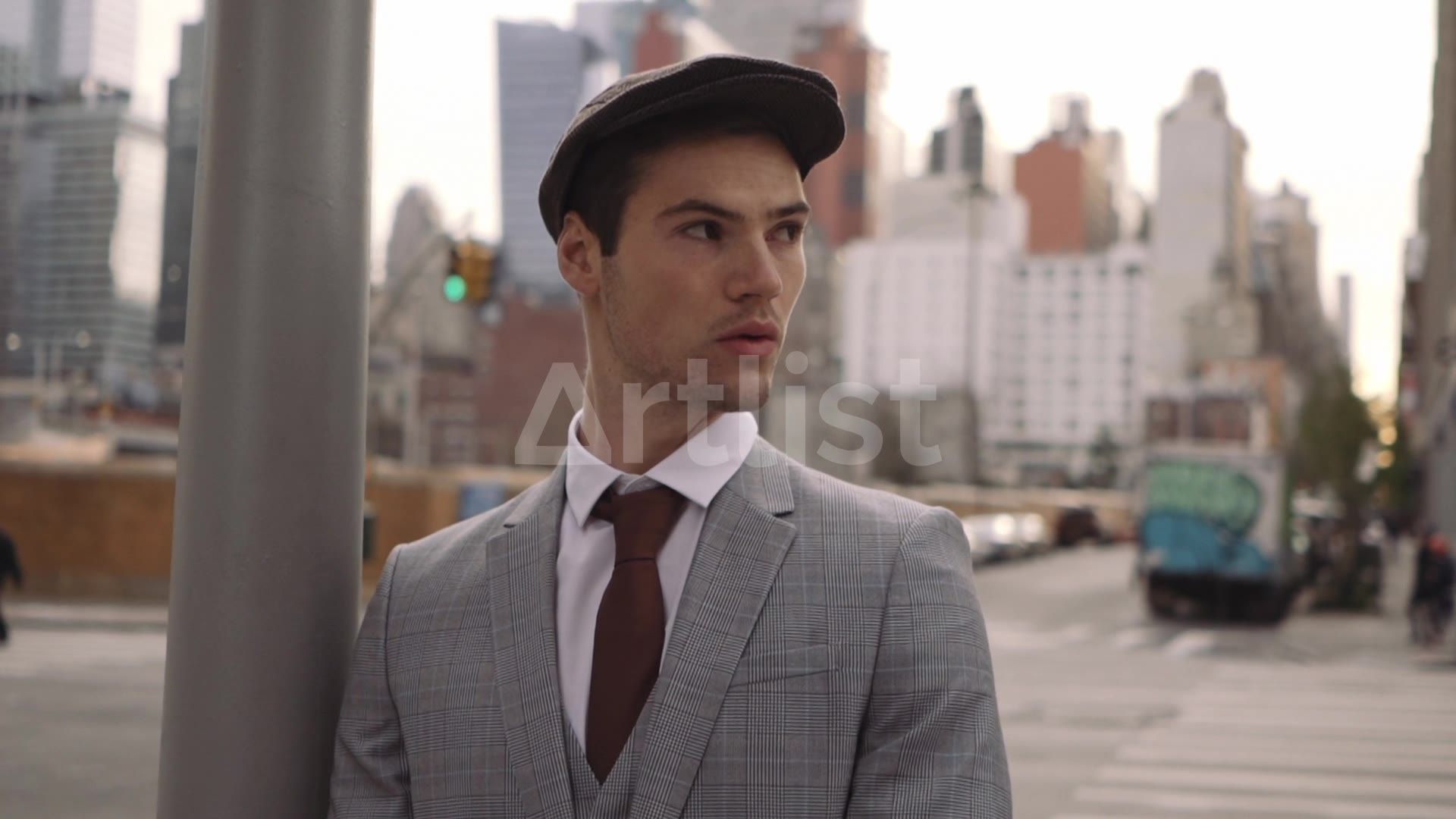 Man wearing a suit