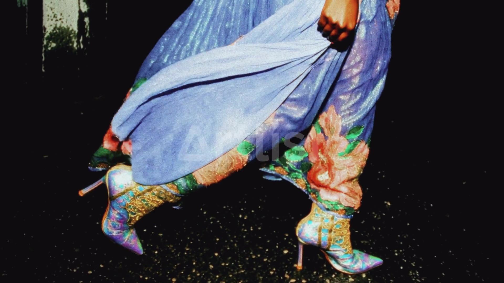 High Heels Floral Dress