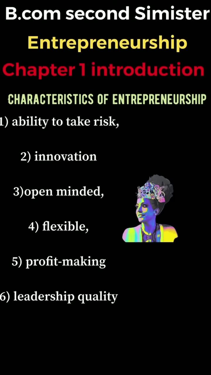 Entrepreneurship_characteristics of entrepreneurship_b.com NEP - Degree Commerce (720p, h264)